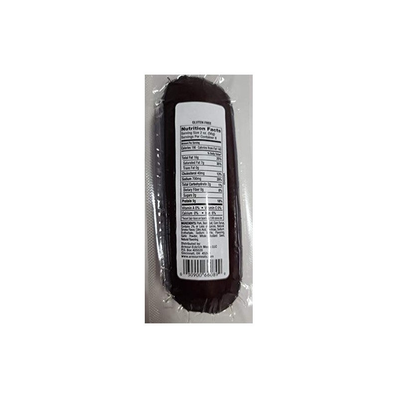 Armour 1877 Hickory Smoked Summer Sausage, 16 oz Sticks (3