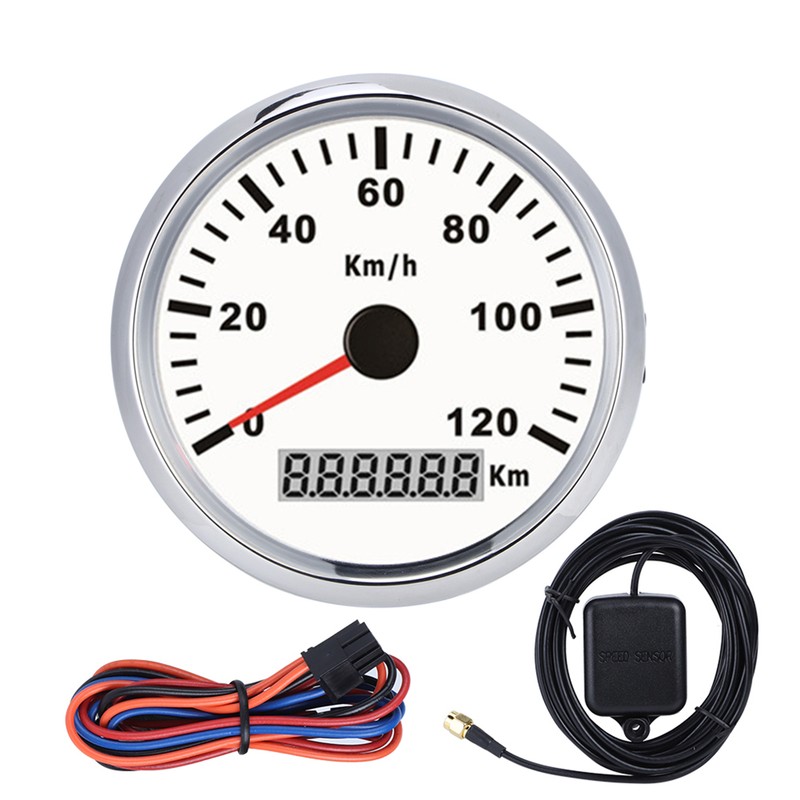 85mm / 3.3in Universal GPS Speedometer Waterproof Anti Fog Meter