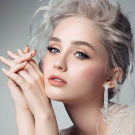 Silver Prom Earrings Rhinestone Tassel Earrings for Women Dress Silver Fringe Long Bling Crystal Dangle Drop Earrings Mothers Day Gifts Wedding Party Prom Dress Jewerly 2024