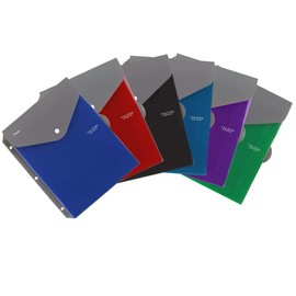 Five Star Multi-Pocket Envelope, 150-200 Sheet Capacity, Assorted Colour Will Vary (81037-CA21)