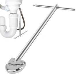 Basin Wrench,Adjustable Tap Spanner | Heavy-Duty Adjustable Wrench Tool for Plumbing Disassembly, Kitchen, Garden, Sewer, Basin