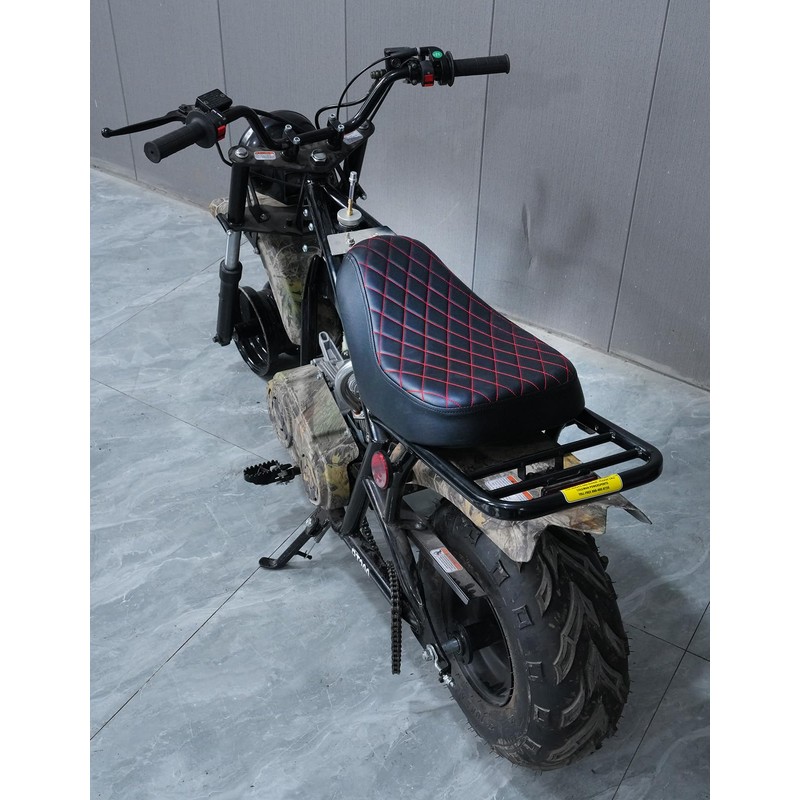 JMCHstore Red Diamond Stitch Retro Mini bike Seat for Coleman