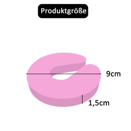 Catelves Pack of 6 Clamping Protectors for Doors Children Colour Door Stopper Foam Door Clamp Protection Door Stopper Baby Children Clamp Protection Child Lock Door Door Stopper Door for Protection of