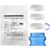 SANITRO Threaded/Screw-On Caps for 3 and 5 Gallon Water Bottle