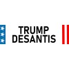Trump DeSantis Bumper Sticker | Waterproof | Fade Resistance