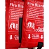 Mart Cobra 2 PACK FIRE BLANKET Fiberglass Cobra Emergency Home