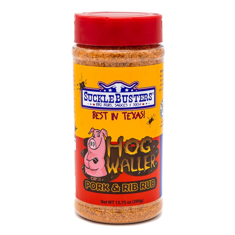 SuckleBusters Hog Waller: Texas Best Pork BBQ Rub, Sweet &