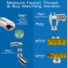 XNTONG Faucet Aerator Adapter - Male Thread M16.5 to Male