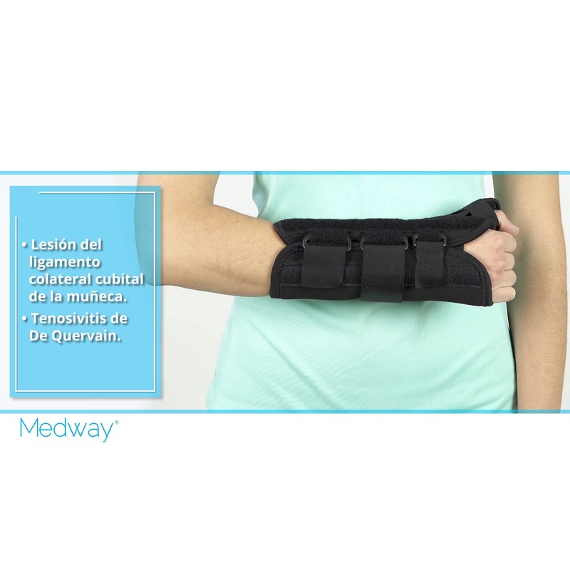 MEDWAY | Férula para muñeca con Pulgar en Abducción Universal