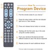 GE Universal Remote for Seniors, Elderly and Visually Impaired, Simple