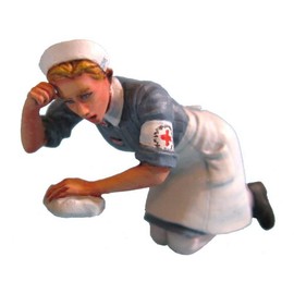 オーロラモデル 1/35ミリタリー WWII ドイツ赤十字看護婦 ver.4 ガレージキットフィギュア ML32