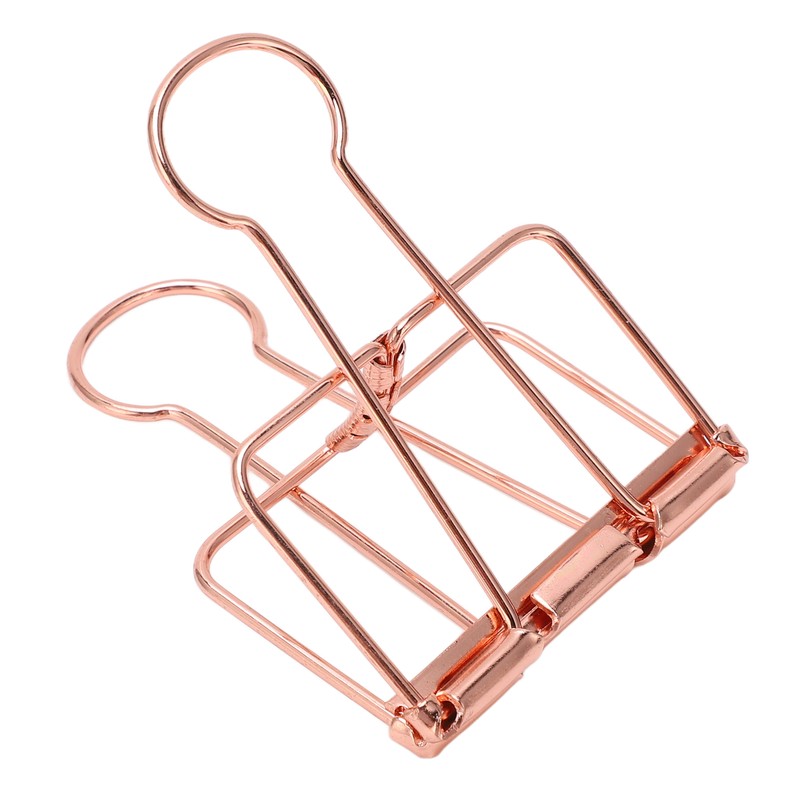 30Pcs Wire Binder Clips 2in Wide Hollow Out Strong Metal