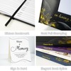 Braveriky Elegant Funeral Guest Book, 9 x 7.5 pulgadas, morado