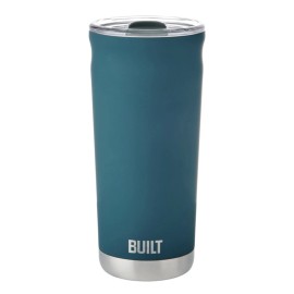 BUILT Torrent 20 oz Double-Wall Insulated Stainless Tumbler Water Bottle, Teal