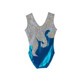 Obersee Girls' Gymnastics Leotard, turquoise