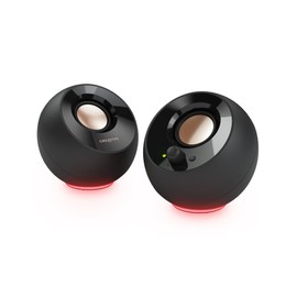 Creative Pebble SE Black RGB Lighting Powered USB Powered 3.5mm Analog Connectivity Speaker SP-PBLSE-BK