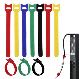 Wire Ties - Cable Organizer Straps | Cable Organization Ties for Wire Management and Cord Organizer, Multi-Purpose Fastening Cable Ties