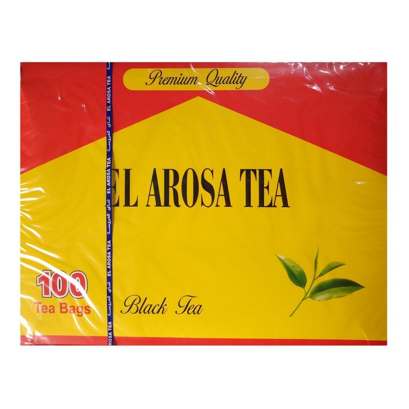 Egypt El Arosa Kenyan Black Dust Tea Bags Envelope Natural