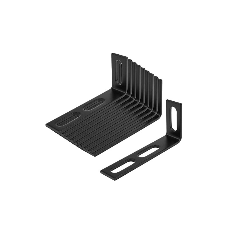 OTTFF 10 Pack 4-1/4" x 2" x 7/8" Black Slightly