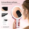 Retractable Makeup Brush 2 Pack with Cover, Ultra-Soft Synthetic Bristles