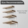 Ouvin Heavy Duty Shelf Brackets 6 inch 4 Pack Wall