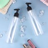 Minkissy 6Pcs Empty Shampoo Bottle, 250ml Plastic Pump Bottle Refillable