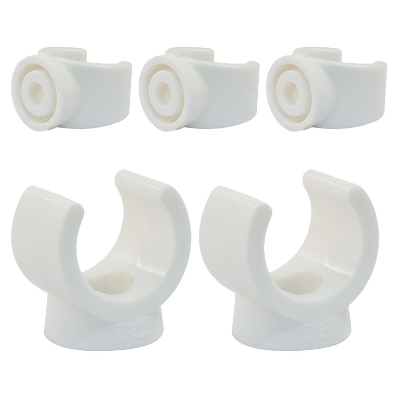 Seimneire 1/2 Inch PEX Clip U Pipe Hangers Clamps, White