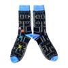 Mens Pac-Man Chasing Ghosts In The Maze Socks One Pair