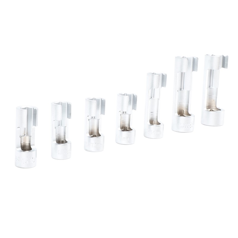 7 Pcs Oxygen Sensor Removal Socket Tool Chromium Alloy Oil