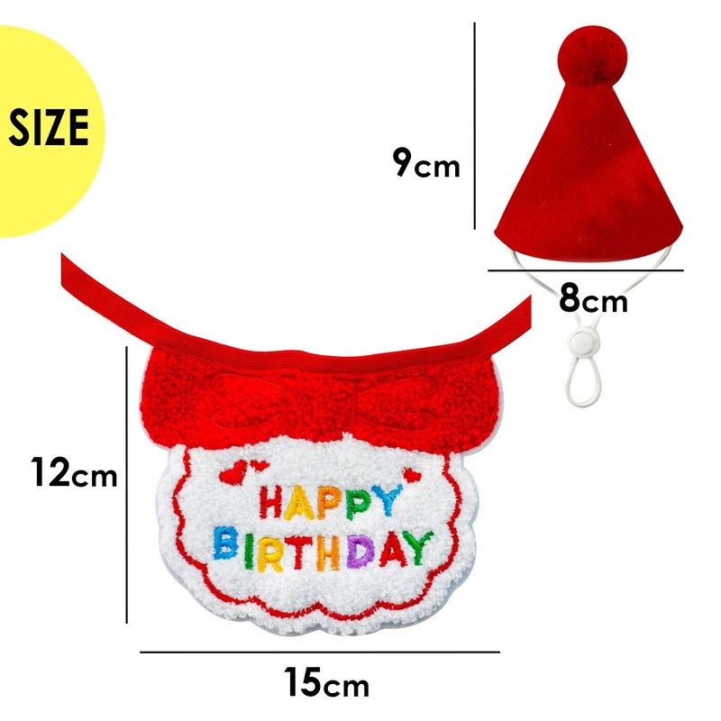 NYANDELMO Pet Hat Birthday Birthday Goods Pet Dog Cat Birthday