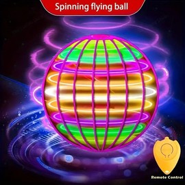 2025 Flying Orb Ball Toy,Cosmic Globe BoomerangHover Ball Galactic Fidget Spinner, Hand DroneOrbit, Cool Toys Gift for 6 7 8 9 10+ Year Old BoysGirls Teens Qutdoor Toys(Blue) Electric Planet:_pink
