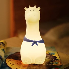 Giraffe Light, Multicolor Cute Nursery Night Lights with Warm White and 7-Color Breathing Modes for Kids, Baby, Children, Bedroom