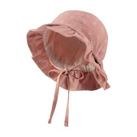 Sterntaler Girls' Children's Cotton Printed Hat with Flowers, Matt Pink, 47