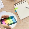 400pcs Neon Index Tabs, 5 Bright Colors Translucent Index Flags
