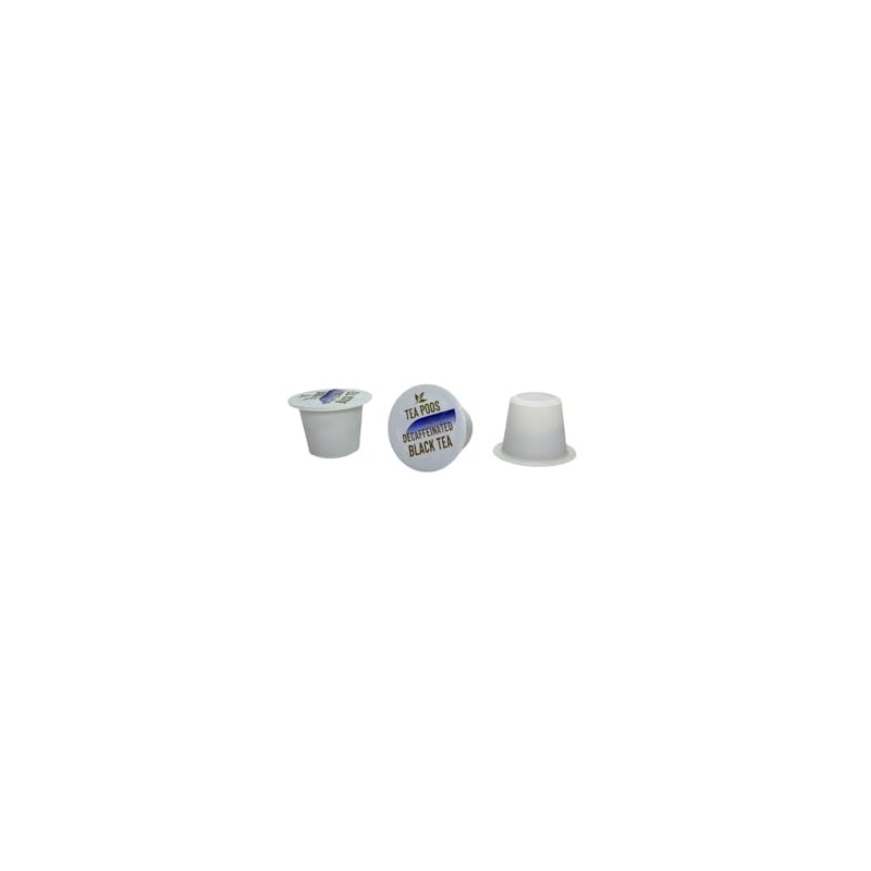 DECAF Black tea pods compatible with Nespresso OriginalLine, single-serve decaffeinated