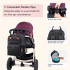 BabbleRoo Diaper Bag Backpack - Baby Essentials Travel Tote -