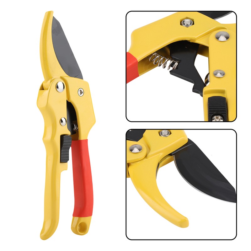 Garden Pruning Shear Labor saving Scissors Fruit Tree Bonsai Grafting