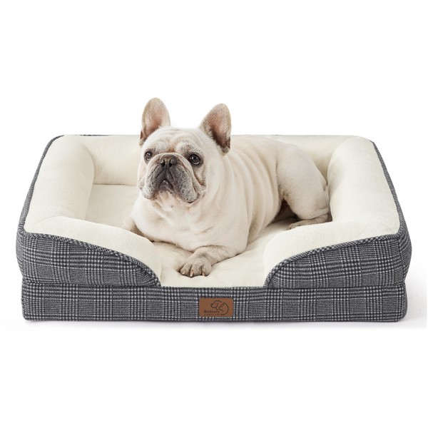 Bedsure Orthopedic Dog Bed for Medium Dogs - Waterproof Dog