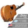 String Swing Horizontal Guitar Holder for Wide Bodied Instruments -