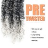 ToyoTress Tiana Passion Twist Hair - 10 Inch 8 Pcs
