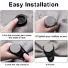 Moicstiy 20 Pcs Tarp Clips, Movable Tarp Tie Down Clips,