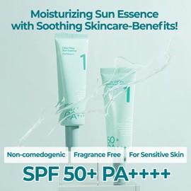 numbuzin No.1 Sun Cream Clear Filter Sun Essence No White Cast Moisturising Cooling Light Finish 50 ml