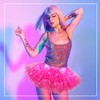 2 Pack LED Tutu Skirt Light up Tutus 5 Layered