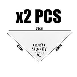 2 Pieces Of Pet Triangle Scarf, Pet Saliva Towel, Pet Supplies, Letter Printed Triangle Scarf, Pet Accessories.