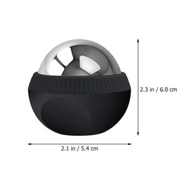 Beavorty Portable Massaging Ball Detachable for Body Face Therapy Stainless Steel Massage Ball for Myofascial Release and Muscle for Fitness Enthusiasts and Seniors