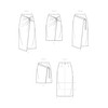 Simplicity Sewing Pattern S9375 Misses' Skirts, 16-18-20-22-24