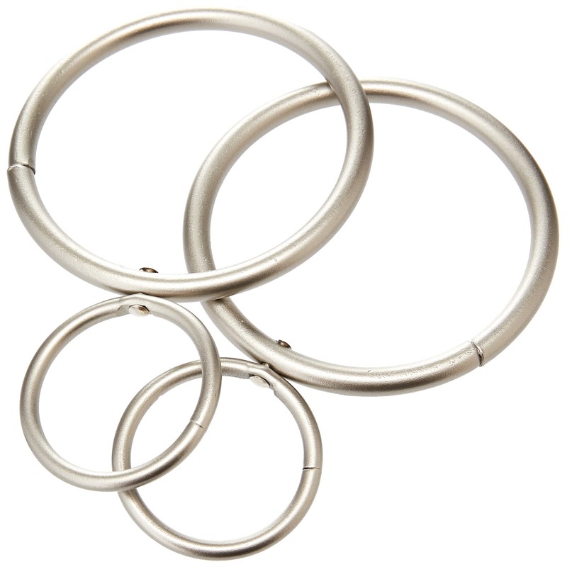 GARDINIA Decorative Ring for Draping Curtains and Curtain Fabrics, Outer