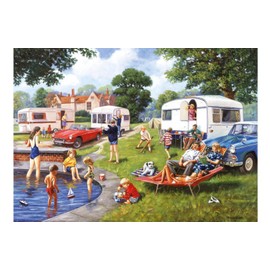 Kevin Walsh 1000 Piece Nostalgia Collection Caravan Holiday Jigsaw Puzzle