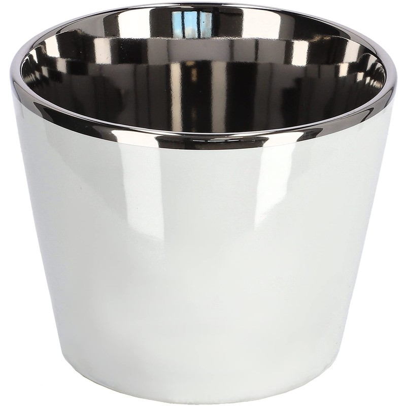 KOTARBAU® Set of 2 Small Ceramic Flower Pots, Diameter 11