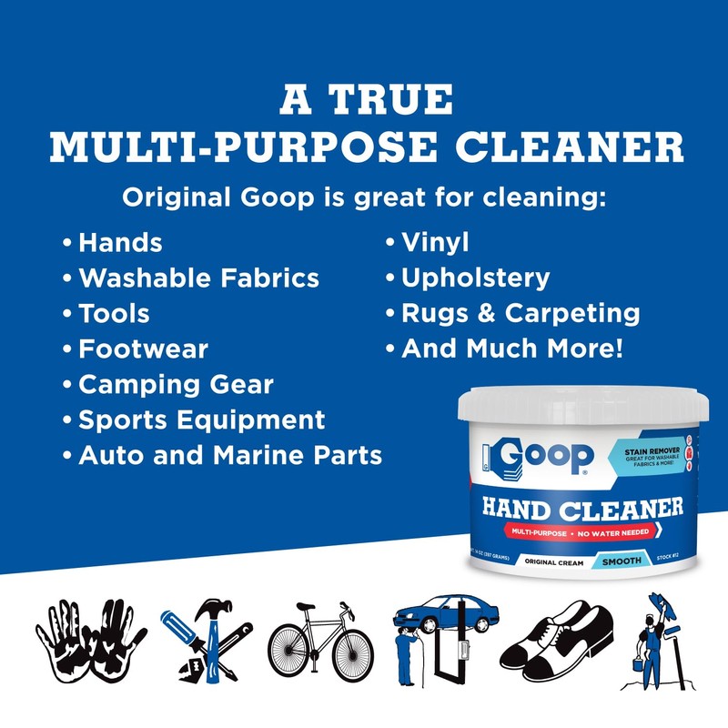 GOOP Original Multi-Purpose Waterless Hand Cleaner and Stain Remover -